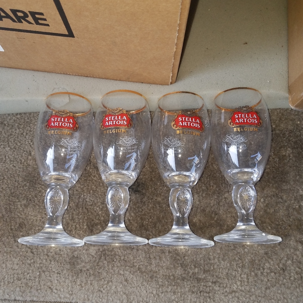 Stella Artois wine glasses 15cl (4)
